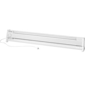 Cadet Electric Baseboard Heater 48 in. Portable 1500-W Built-in Thermostat White